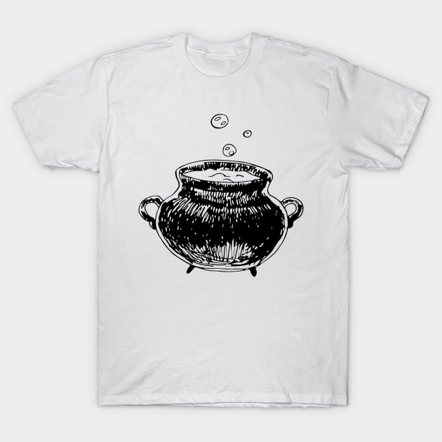 Witch's cauldron T-Shirt by katerinamk